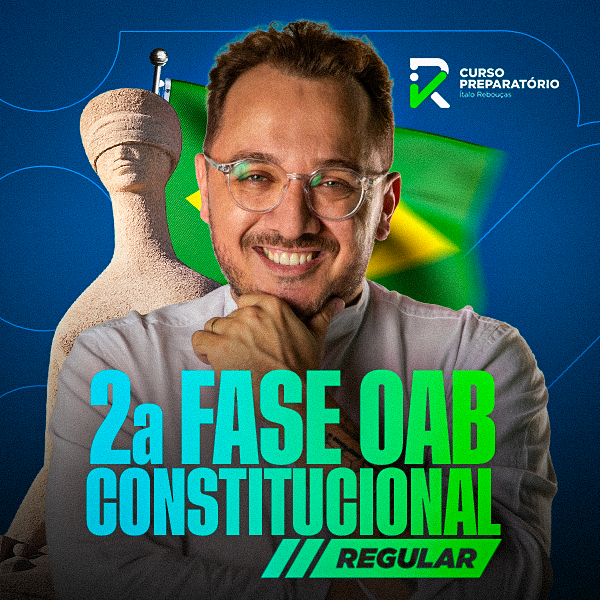 Capa Do Ir Curso Para A 2ª Fase Da Oab Em Direito Constitucional, Criado Pelo Professor ítalo Rebouças.