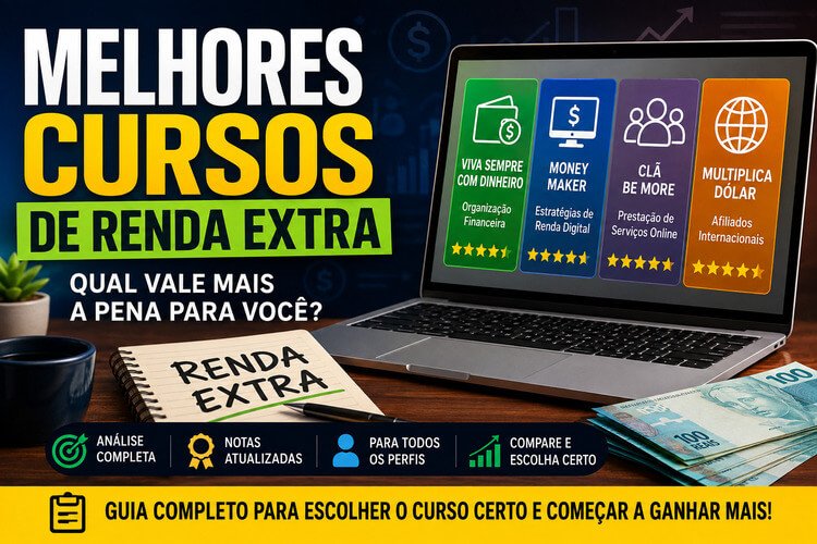 Melhores Cursos De Renda Extra Para Ganhar Dinheiro Online E Organizar A Vida Financeira.