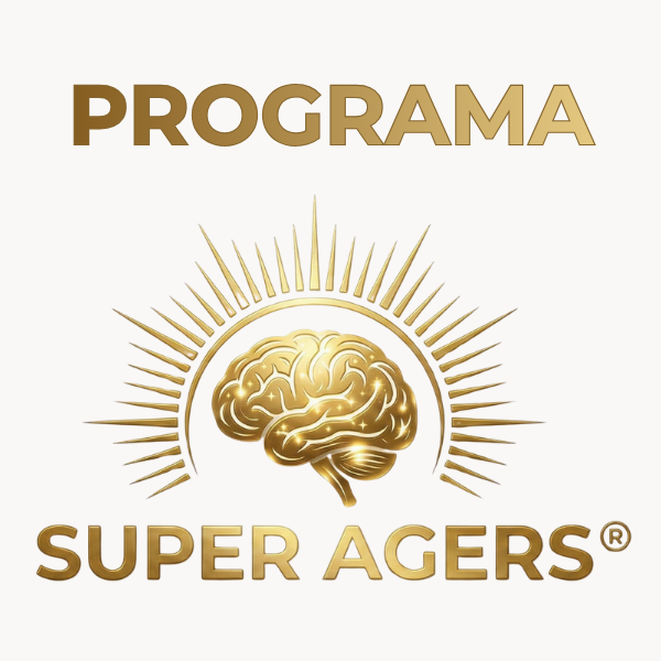 Capa Oficial Do Programa Super Agers, Curso Online Sobre Longevidade, Memória E Envelhecimento Saudável.